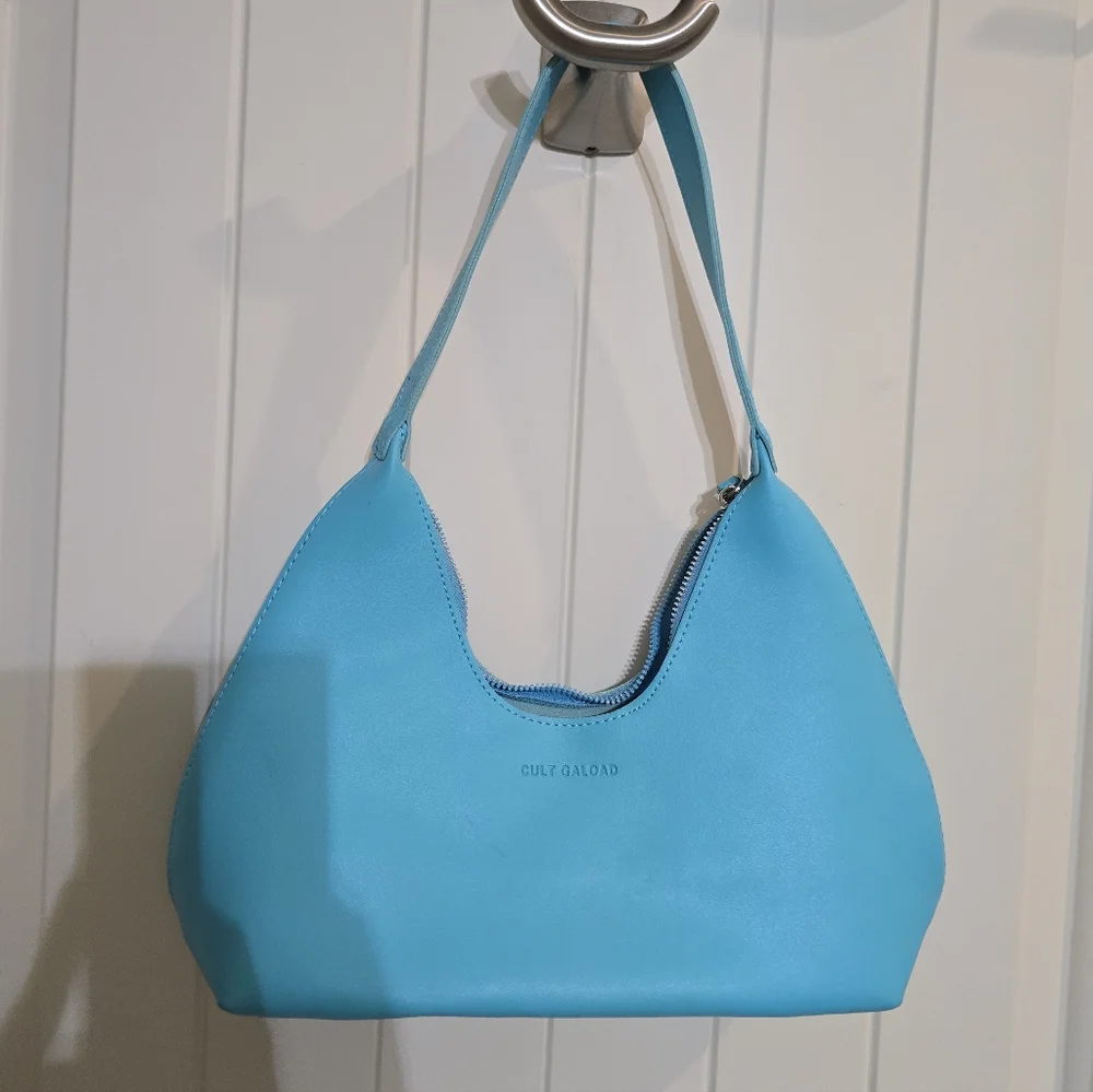 NWOT Aqua Hobo Bag Medium Blue Vibrant Blue Shoulder Bag Cult Gaload Gaia